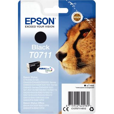 Epson GUÉPARD cartouche jet d'encre noire authentique (T071140)