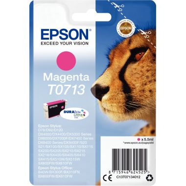 Epson GUÉPARD cartouche jet d'encre magenta authentique (T071340)