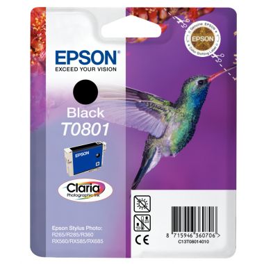 Epson COLIBRI cartouche jet d'encre noire authentique (T080140)