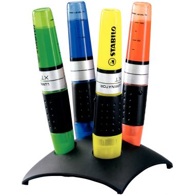 Set de 4 surligneurs Luminator assortis