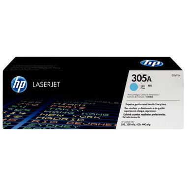 HP 305A toner cyan authentique (CE411A)