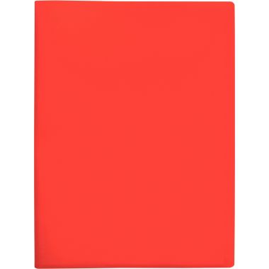 Protège-documents couverture souple en polypropylène 20 vues, rouge