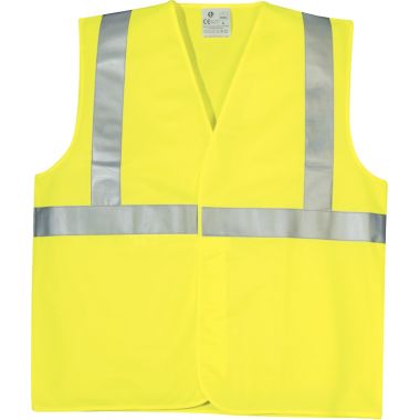 Gilet haute visibilité jaune taille L/XL