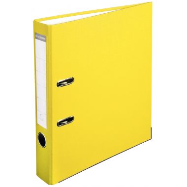 Exacompta - Classeur à levier pour format A4, dos 5 cm, jaune - 915404B