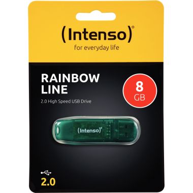 Clé USB 2,0 Intenso Rainbow 8 Go