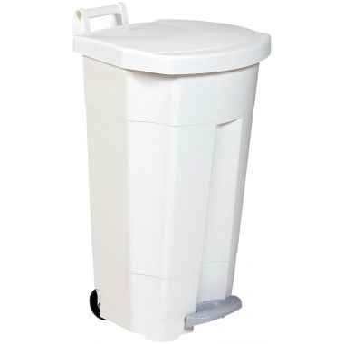 Poubelle BOOGY 90L blanche