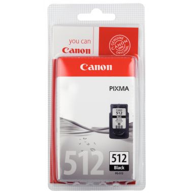 Canon 512 cartouche jet d'encre noire authentique (PG512BK)