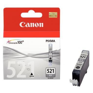 Canon 521 cartouche jet d'encre gris authentique (CLI521GY)