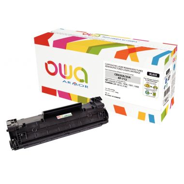 OWA Armor cartouche laser noire compatible HP 35A (CB435A)