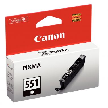 Canon 551 cartouche jet d'encre noire authentique (CLI551BK)