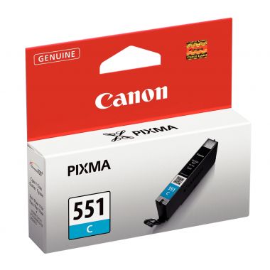 Canon 551 cartouche jet d'encre cyan authentique (CLI551C)