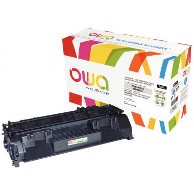 OWA Armor cartouche laser noire compatible HP 05A (CE505A)