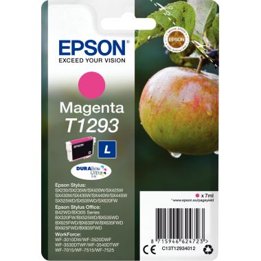 Epson POMME cartouche jet d'encre magenta haute capacité authentique (T129340)