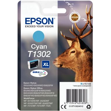 Epson CERF cartouche jet d'encre cyan très haute capacité authentique (T130240)