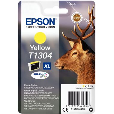 Epson CERF cartouche jet d'encre jaune très haute capacité authentique (T130440)