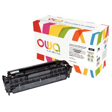 OWA Armor cartouche laser noire compatible Canon 718 et HP 304A (CC530A)