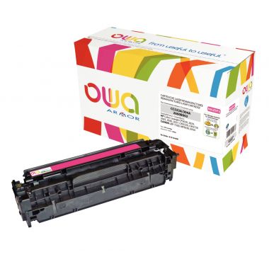 OWA Armor cartouche laser magenta compatible Canon 718 et HP 304A (CC533A)