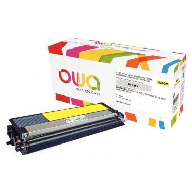 OWA Armor toner laser jaune haute capacité compatible Brother TN325Y