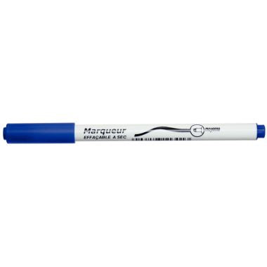 Marqueur tableau blanc pointe ogive 4mm bleu