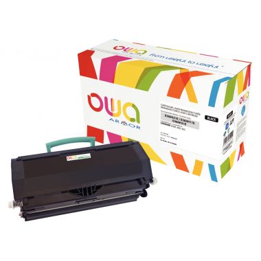 OWA Armor cartouche laser noire haute capacité compatible Lexmark E360H11E