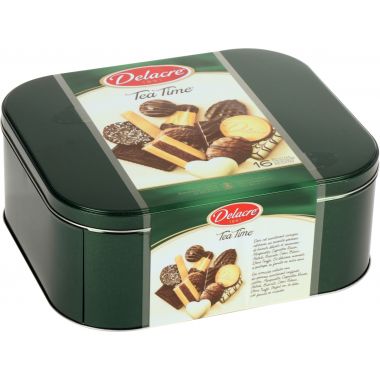 Boite de biscuits DELACRE Tea Time 1kg