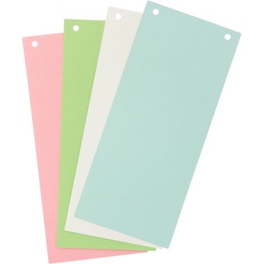 Paquet de 100 fiches intercalaires rectangulaires FOREVER 180g, coloris assortis