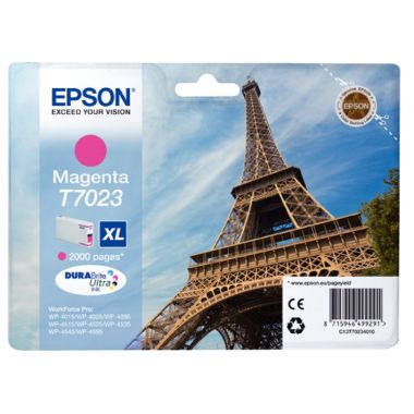 Epson TOUR EIFFEL cartouche jet d'encre magenta haute capacité authentique (T702340)