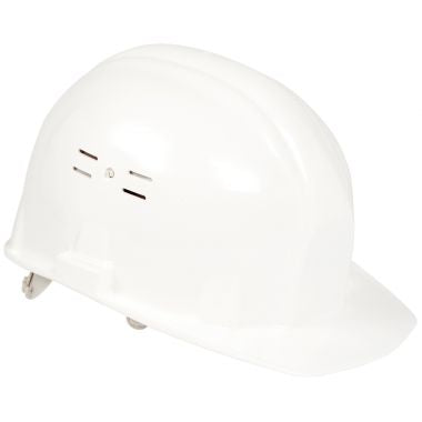 Casque de chantier blanc