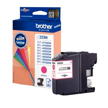 Brother CERF-VOLANT cartouche jet d'encre magenta authentique (LC223M)