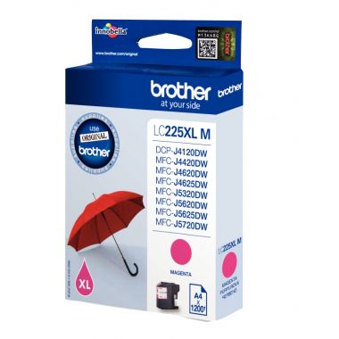 Brother PARAPLUIE cartouche jet d'encre magenta haute capacité authentique (LC225XLM)