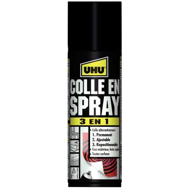 Uhu - Colle en spray de 200ml 3en1 - 038540