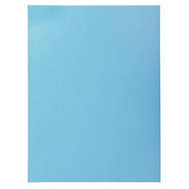 Paquet de 50 chemises 2 rabats SUPER 210g, format 24x32 cm, bleu clair