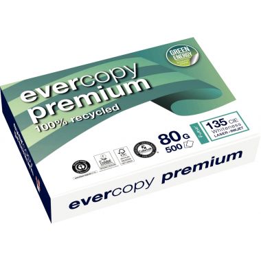 Ramette de 500 feuilles format A4 80g EVERCOPY PREMIUM