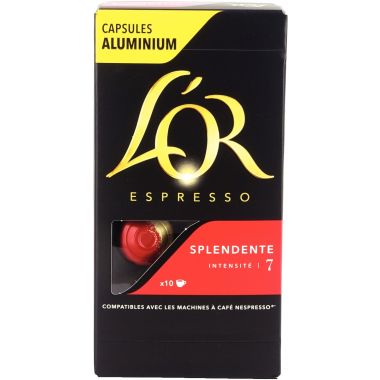 Boite de 10 capsules café OR Splendente