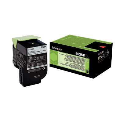 Lexmark 80C2SK0 toner laser noir  authentique