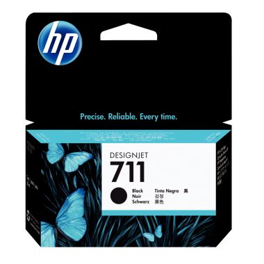 HP 711 cartouche d'encre noire authentique (CZ129A)