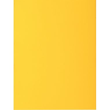 Paquet de 50 chemises 2 rabats ROCK"S 210g, format 24x32 cm, jaune