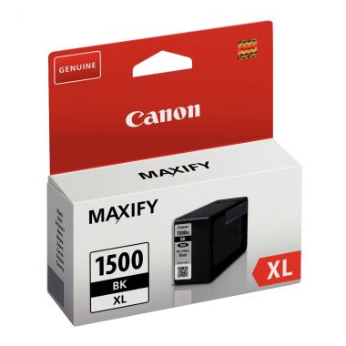 Canon 1500XL cartouche jet d'encre noire haute capacité authentique (PGI1500BK XL)