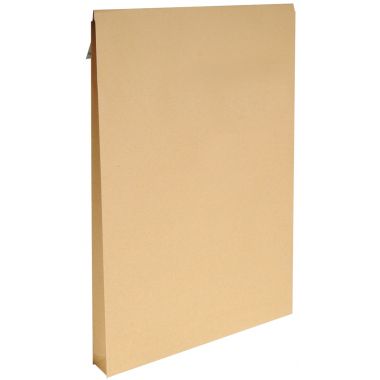 Paquet de 50 pochettes kraft armé 229X324mm 130g soufflet 50mm bande siliconée