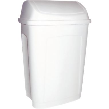 Poubelle à couvercle basculant 10L blanche