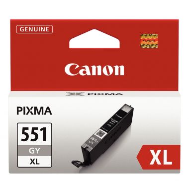 Canon 551XL cartouche jet d'encre gris haute capacité authentique (CLI551GY XL)