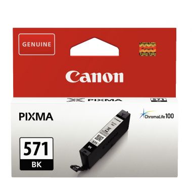 Canon 571 cartouche jet d'encre noire authentique (CLI571BK)