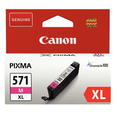 Canon 571XL cartouche jet d'encre magenta haute capacité authentique (CLI571M XL)