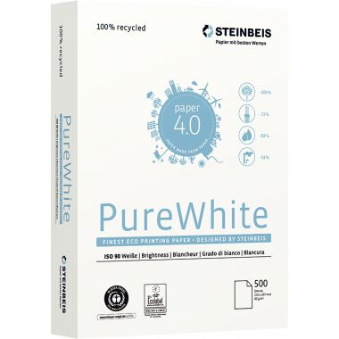 Ramette de 500 feuilles format A3 80g blanc STEINBEIS N°3