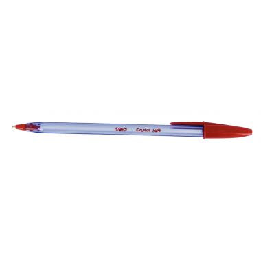 Stylo bille Cristal Soft rouge