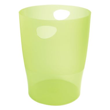 Corbeille à papier ECOBIN 15L vert transparent