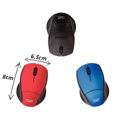 Mini souris sans fil T'NB couleur rouge