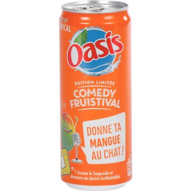 Lot de 24 canettes OASIS tropical 33cl