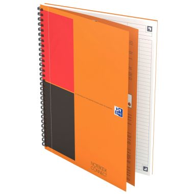 Cahier à reliure intégrale NOTEBOOK format tablette B5 ligné 6 mm, 160 pages