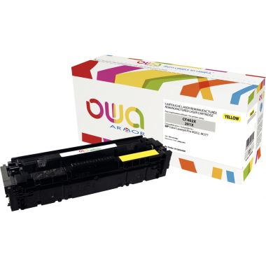 OWA Armor cartouche laser jaune haute capacité compatible HP 201X (CF402X)